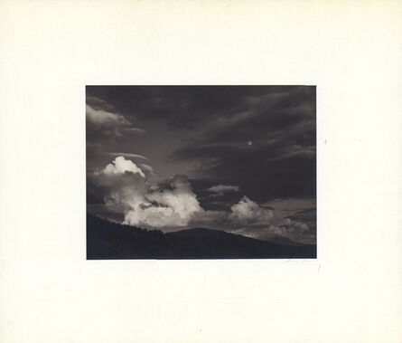 Ansel Adams, ‘Moon and Clouds, Kern Basin, Sierra Nevada’, ca. Circa 1936