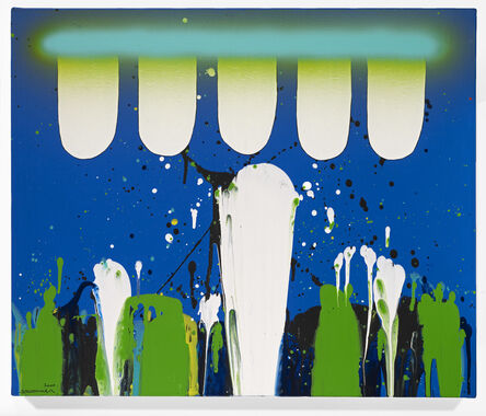 Sadamasa Motonaga, ‘White Blue Green’, 2000