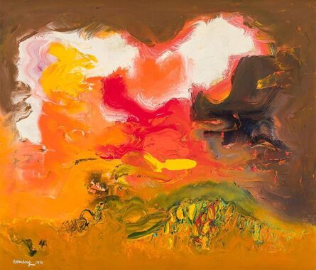Ralph Rosenborg, ‘Orange and White Sky’, 1970