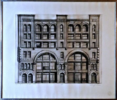 Richard Haas, ‘484-90 Broome Street  -First State (Charles Cowles Collection)’, 1970