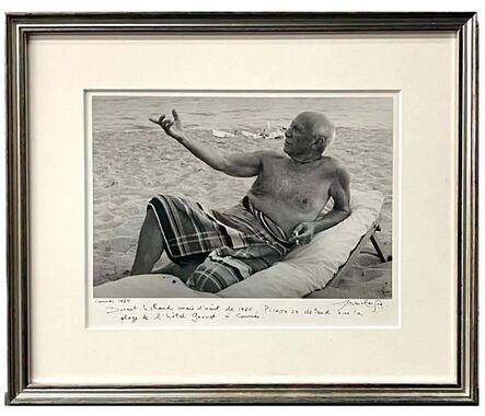 Lucien Clergue, ‘Picasso sur la plage de l'Hôtel Gonnet, Cannes. 1965’, 1959