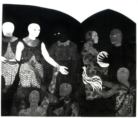 Belkis Ayón, ‘Perfidia (Perfidy)’, 1998