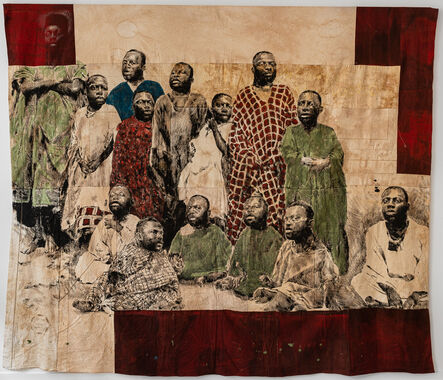 Roméo Mivekannin, ‘Le Village Sénégalais à la Porte Maillot’, 2020