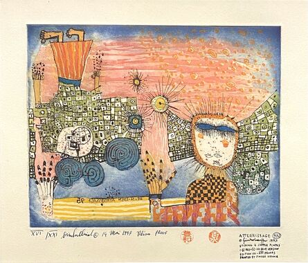 Friedensreich Hundertwasser, ‘Die Landung (The Landing)’, 1997