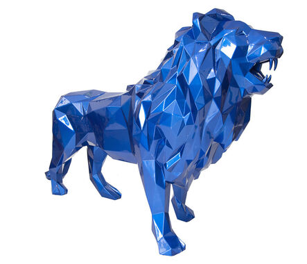 Richard Orlinski, ‘Lion - Bleu Mick’, 2022
