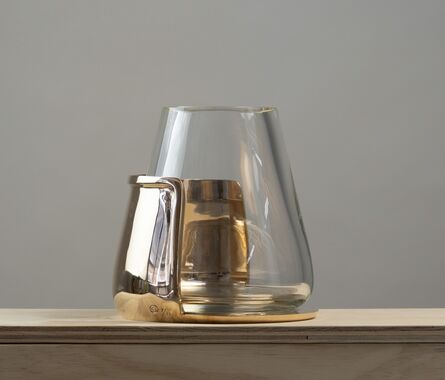 Eric Schmitt, ‘Bronze and glass vase by Eric Schmitt’, 2017