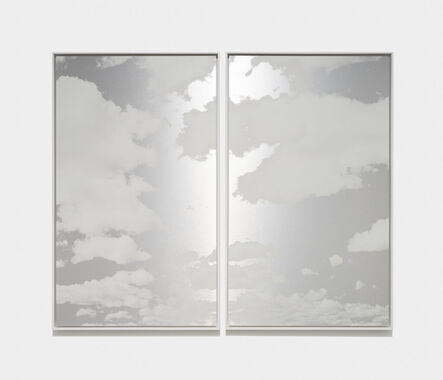 Miya Ando, ‘Kumo (Cloud) Diptych January 8 2023 NYC’, 2023