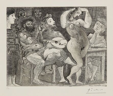 Pablo Picasso, ‘Au cabaret (At the Cabaret)’, 1934/61