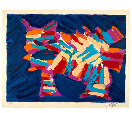 Karel Appel, ‘Blue Cat’, 1979