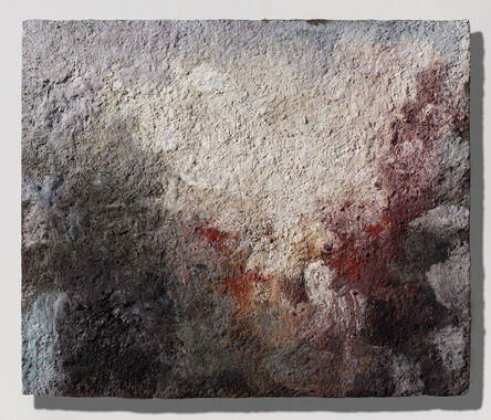 Orazio De Gennaro, ‘Terra Bruciata (Scorched Earth) - Small abstract red and black painting’, 2017