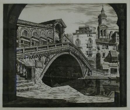 John Taylor Arms, ‘Rialto Bridge, Venice’, 1930