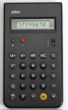 Dieter Rams and Dietrich Lubs, ‘Calculator: ET55’, 1980