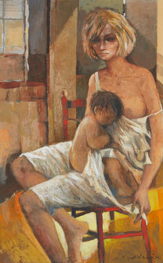 Oskar D'Amico, ‘Mother and child’