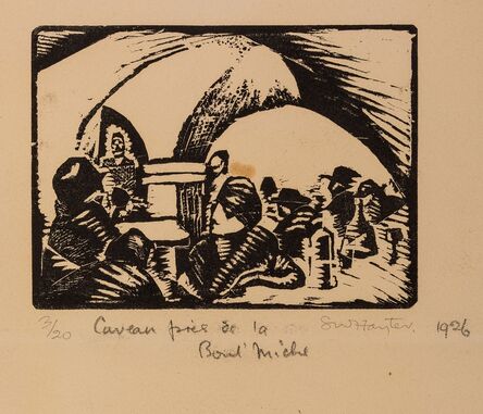 Stanley William Hayter, ‘Caveau Près de la Boul' Miche (La Boulée) (Black and Moorhead 8)’, 1926