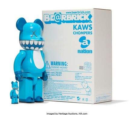 KAWS X BE@RBRICK, ‘Chompers 400% and 100% (two works)’, 2003