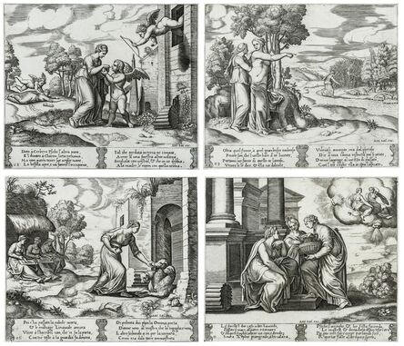 Master of the Die, ‘Four scenes from the The fable of Cupid and Psyche’