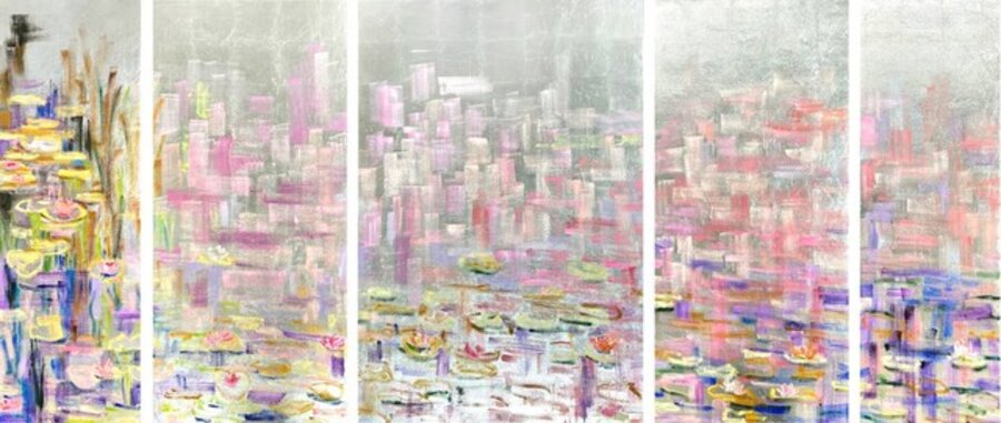 A Pink Lily Pond