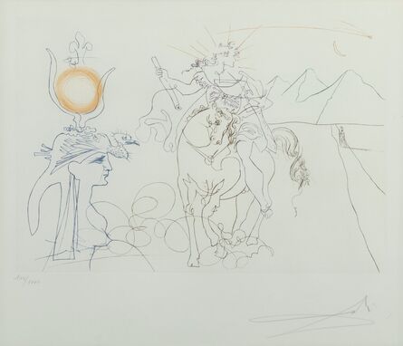 Salvador Dalí, ‘Caesar and Cleopatra, from Famous Loves’, 1972