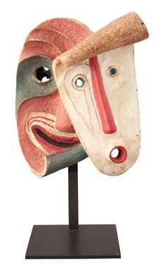 Jean Lambert Rucki, ‘Double Mask’
