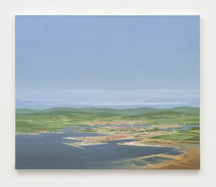 Michael van Ofen, ‘ohne Titel (Küstenlandschaft)’, 1990