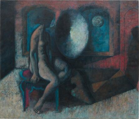 Armando Morales, ‘Nude in Front of a Concave Mirror’, 1981