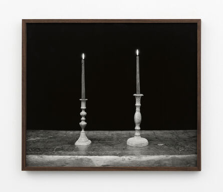 Melanie Schiff, ‘Two Candles, Black’, 2018