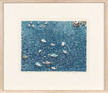 Yvonne Jacquette, ‘Boats from the Air I’, 1975