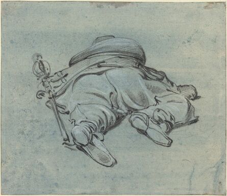 Jan Both, ‘A Cavalier Lying on the Ground’, ca. 1640