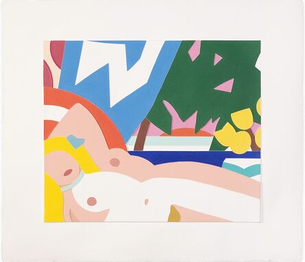 Tom Wesselmann, ‘Sunset Nude with Yellow Tulips’, 2004-2006