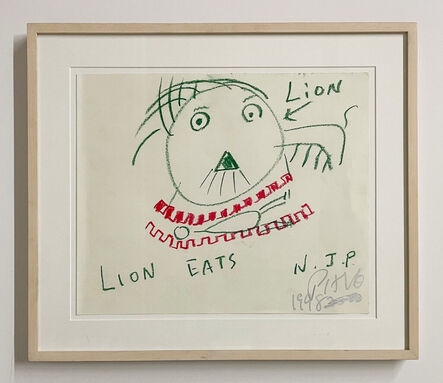 Nam June Paik, ‘Untitled ( Lions Eats N.J.P)’, 1998