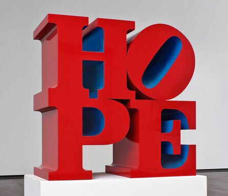 Robert Indiana, ‘HOPE, Red/Blue’, 2009