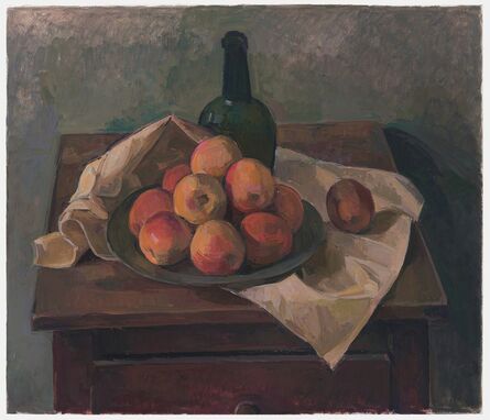 Wilbur Niewald, ‘Still Life with Apples and Green Bottle’, 2016