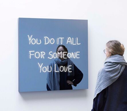 Jeppe Hein, ‘You Do It All For Someone You Love (Handwritten)’, 2020