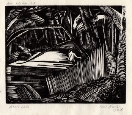 Paul Nash, ‘Dark Lake’, 1921