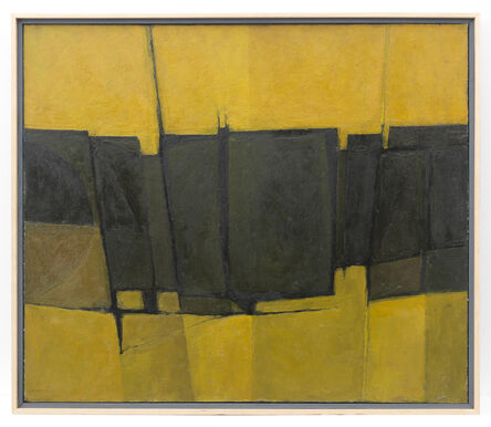 Alan Reynolds, ‘Yellow, Green and Black Forms’, 1959