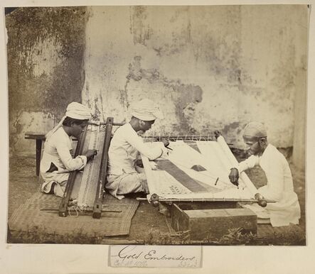 Unknown Artist, ‘Gold Embroiderers’, 1873