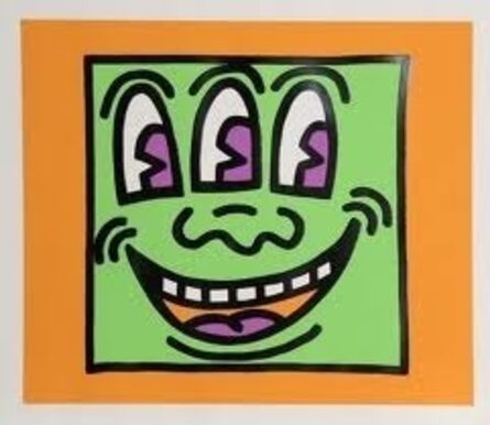 Keith Haring, ‘Icons-Face’, 1990