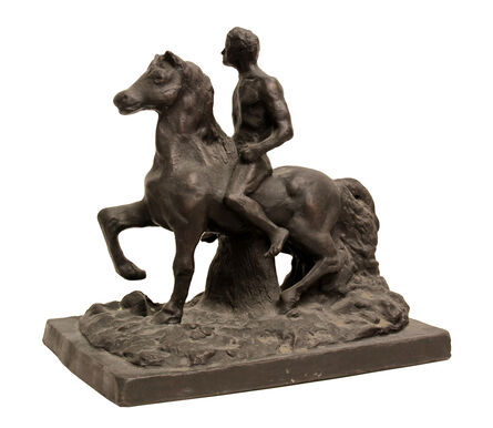 Giorgio de Chirico, ‘Cavallo e cavaliere’, 1987