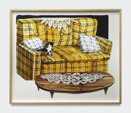 Nikki Maloof, ‘The Yellow Couch’, 2020