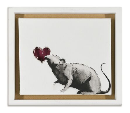Banksy, ‘Rat & Heart’, 2015