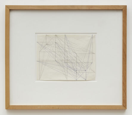 Helmut Federle, ‘Two Side Drawing (Abstände von Ecke zur Form gleichwertig, 1 + 1/2 + 2/3 + 3)’, 1979