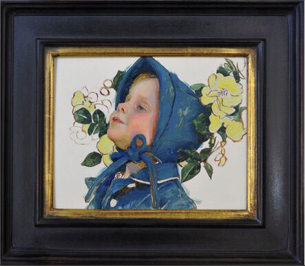 Mary Sauer, ‘Sketch of a Child in Yellow Roses’, 2019