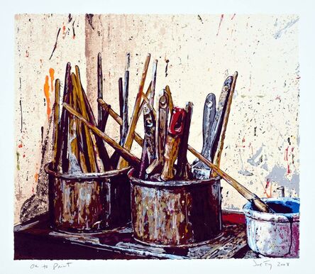 Joe Fig, ‘Brushes (Bill Jensen)’, 2008