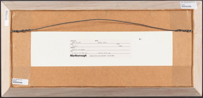 Alex Katz, ‘Ursula’, 1994, Drawing, Collage or other Work on Paper, Pencil on vellum, Van Ham