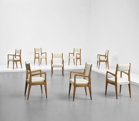 Gio Ponti, ‘Set of eight dining chairs’, late 1940s