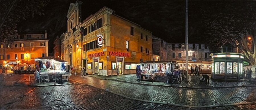 Trastevere at Night (Rome)