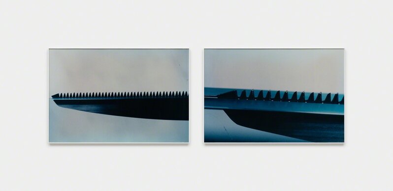 Iole de Freitas, ‘Série Faca na água’, 1982, Photography, Negativo cor, impressão em papel fotográfico, Galeria Raquel Arnaud