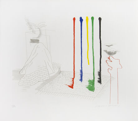David Hockney, ‘I Say They Are’, 1976-1977