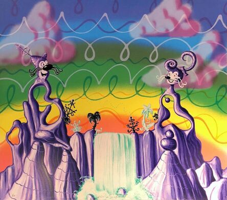 Kenny Scharf, ‘Aqua Pollination’, 1988