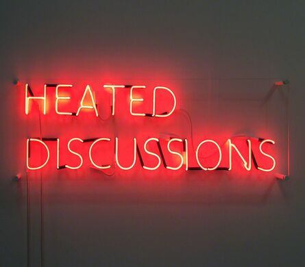 Tim Etchells, ‘Heated Discussions’, 2015